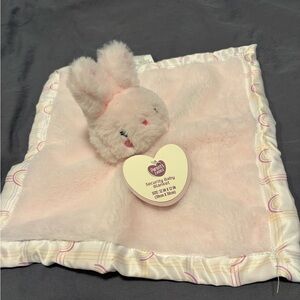 Parents Choice Pink Bunny Lovey Blanket NWT